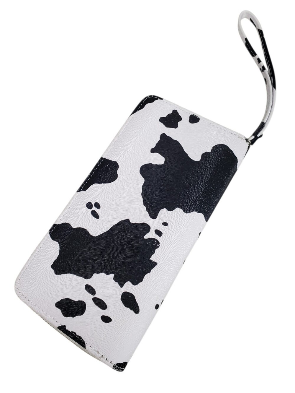 Cow Print Wallet Country Girl Cowgirl Fashion Black And White Wristlet